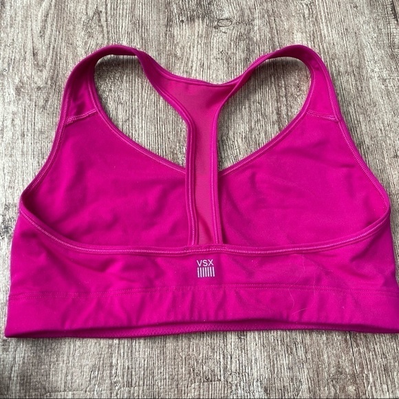 Victoria's Secret VSX The Player Sports Bra Hot Pink Size Medium - Picture 3 of 3